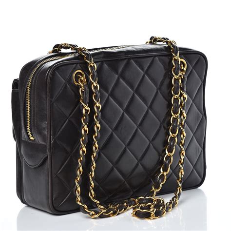 chanel vintage lambskin quilted shoulder bag|Chanel lambskin shoulder bag.